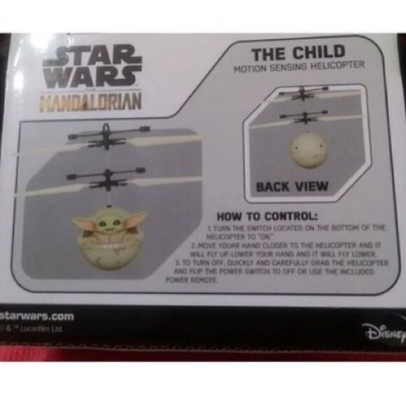 Star Wars Mandalorian The Child Motion Sensing
Helicopter Baby Yoda World Tech - Picture 5 of 11